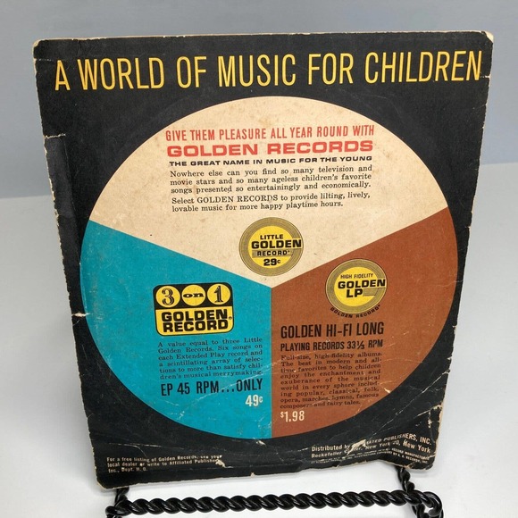 Vintage "The Twelve Days Of Christmas" 78 RPM Yellow Golden Records - Picture 3 of 4